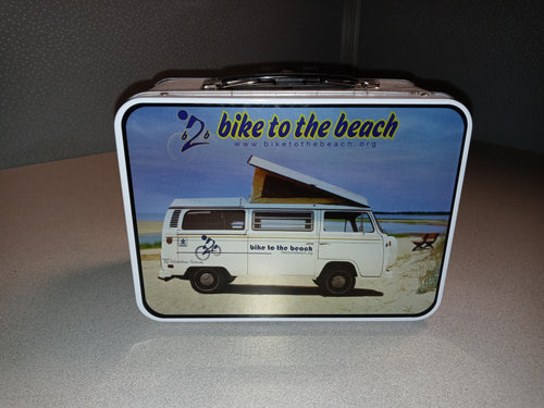 Back to The Beach Bicycle Metal Lunch Box