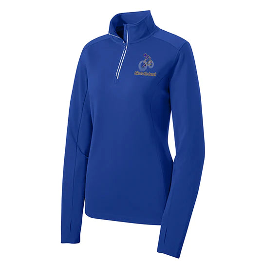 Bike to the Beach Textured 1/4-Zip Pullover