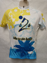 Bike to the Beach Classic Puzzle / Floral Bike Jersey WOMEN