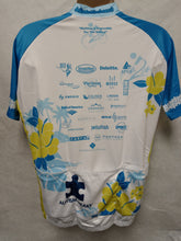 Bike to the Beach Classic Floral White / Yellow / Blue Bike Jersey