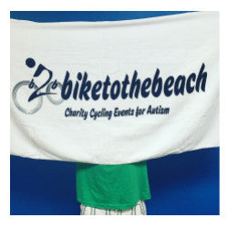 Bike to the Beach Beach Towel