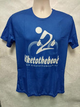 Blue Moisture Wicking Athletic t-shirt