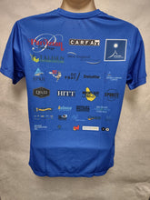 Blue Moisture Wicking Athletic t-shirt