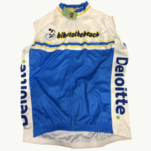 Sleeveless Jerseys White / Blue with yellow/blue strips